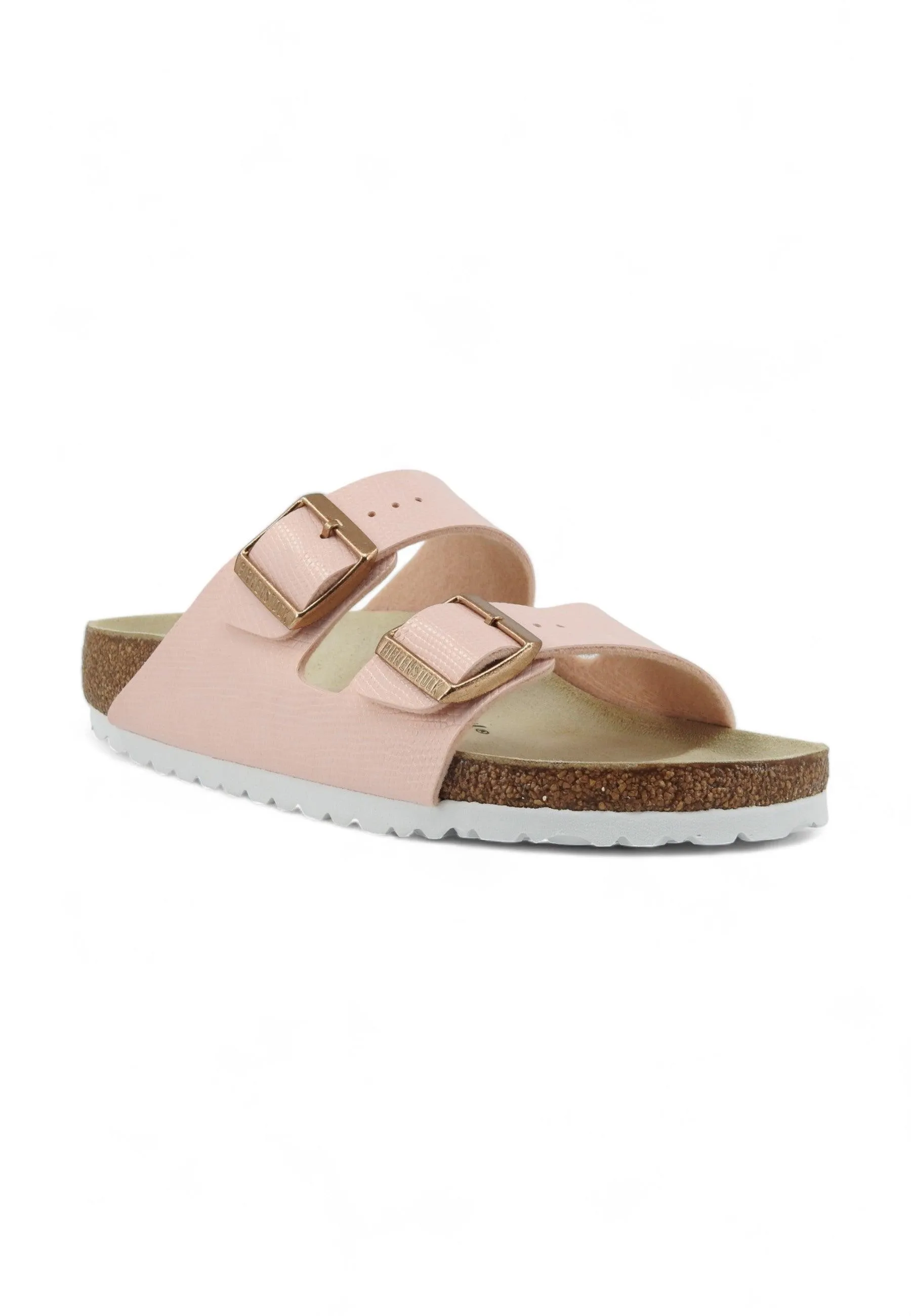 BIRKENSTOCK Arizona Ciabatta Donna Shiny Lizard Light Rose 1026448