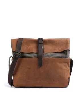  Harold's Twister M Cartella 13″ pelle, cotone marrone  