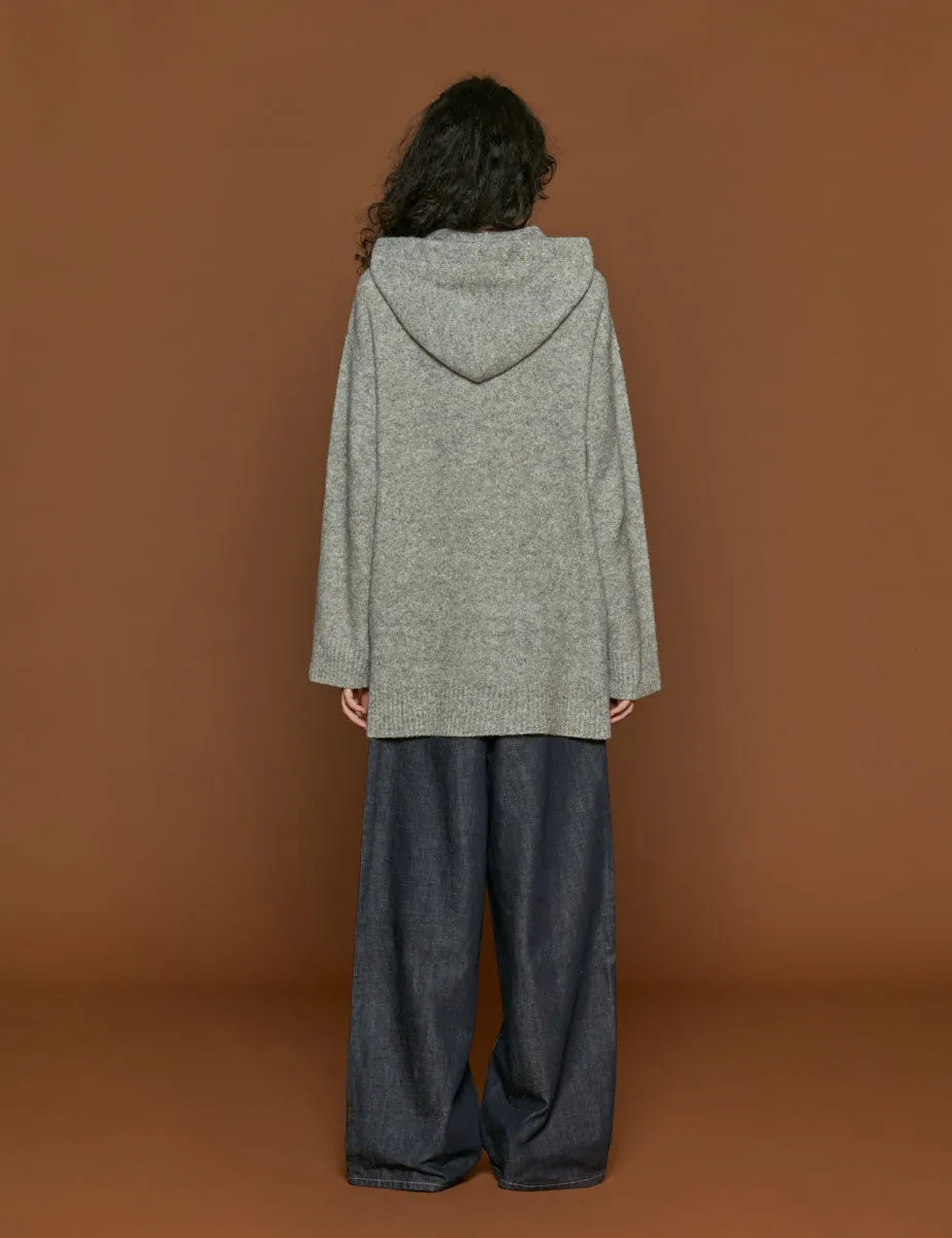 maxipull grigio melange