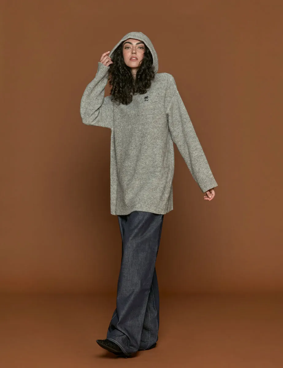 maxipull grigio melange
