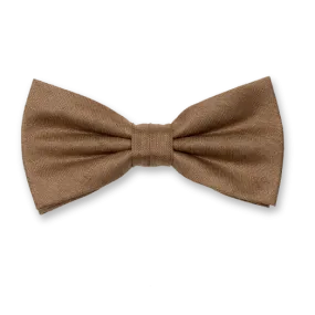 Papillon in lino - Marrone moka