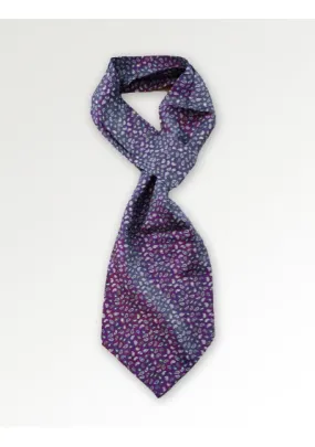 Plastron con motivo Paisley in marrone rossiccio